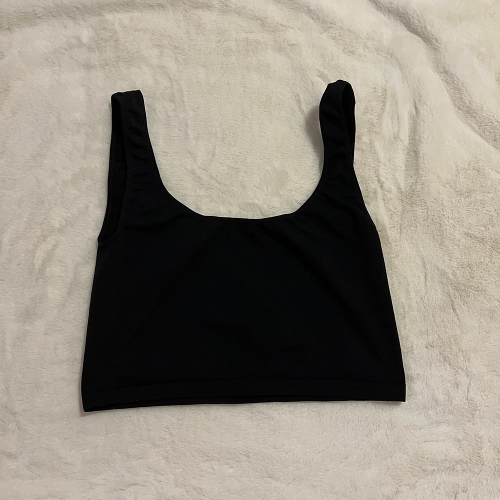 Free People Black Sleeveless Top